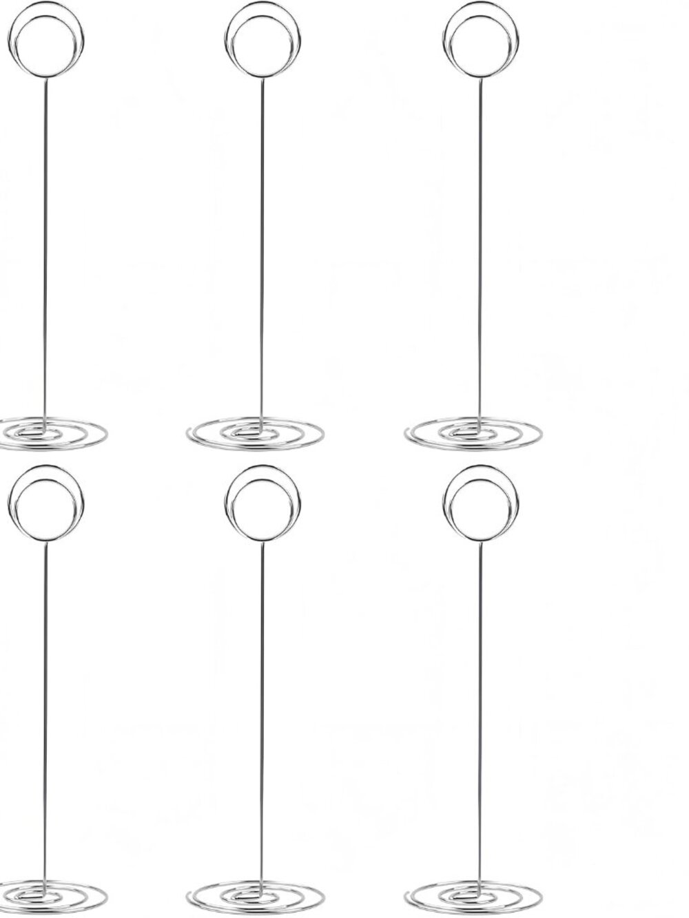 10 Pack 8.75 inch Tall Table Number Holders Place Card Holder Table Picture Hold